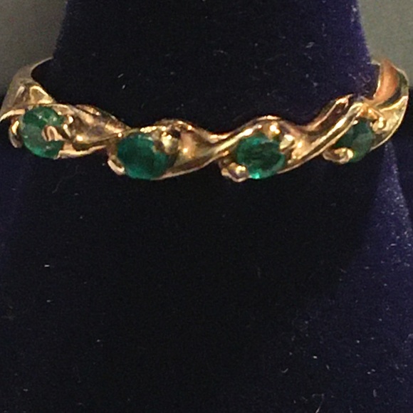 Jewelry - 14K yellow gold gem stone ring. Vintage’70